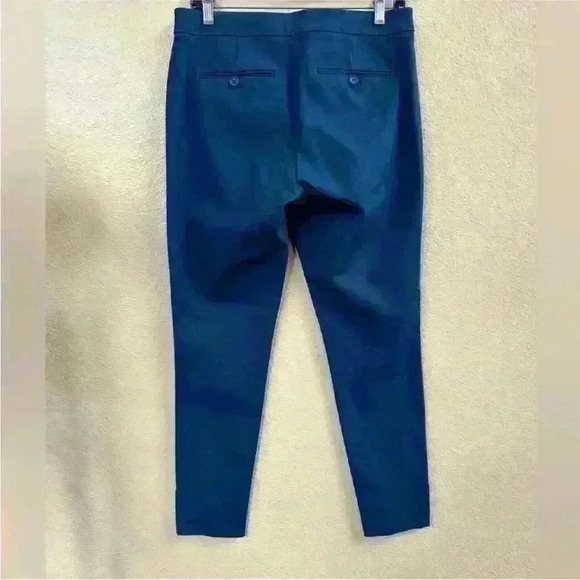 Club Monaco- "Aveena" Zip Pockets Skinny Pant-Teal Blue Size 8- EUC! - Picture 3 of 7